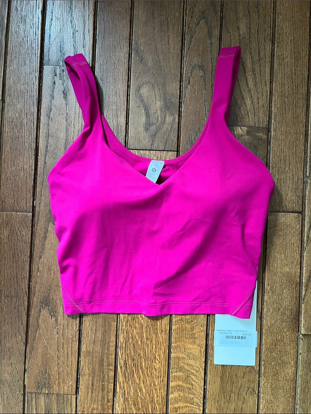 Lululemon Ripened Raspberry Hot Pink Align Tank Size 8 NWT